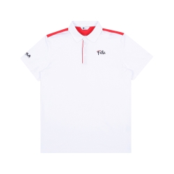 Fila Golf Made Of Erie - Miesten Poolopaita - Valkoinen | FI-87665